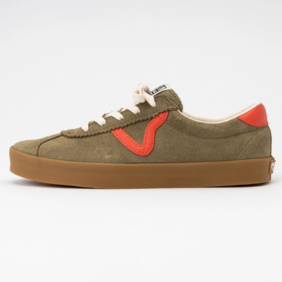 Vans Unisex Sport Low Gum Pop Olive Red