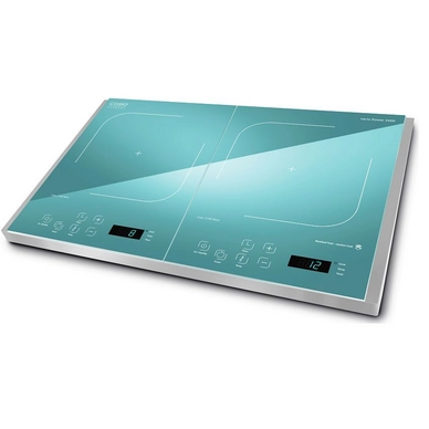 Dubbele Inductie Kookplaat Caso Vario Power 3400 Iceblue