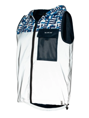 Veiligheidshesje WOWOW Unisex Towson Jacket Blue Full Reflective