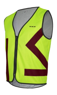 Veiligheidshesje WOWOW Urban Citizen Jacket Reversible Yellow Red