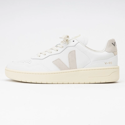 Sneaker Veja V-90 O.T. Leather Herren Extra-White Natural
