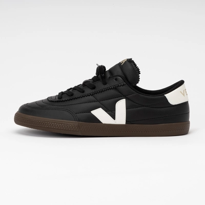 Veja Men Panenka O.T. Leather Black White