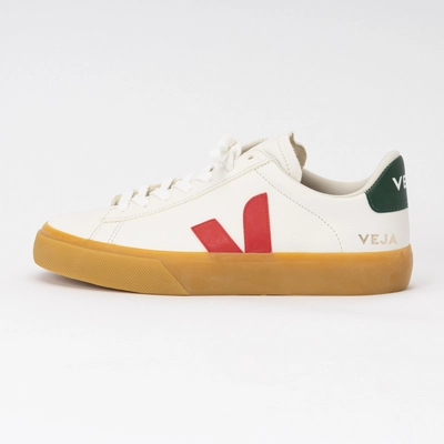 Veja Women Campo Chromefree Leather Extra-White Pekin Poker