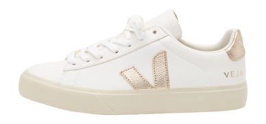 Sneaker Veja Campo Chromefree Leather Damen Extra-White Platine