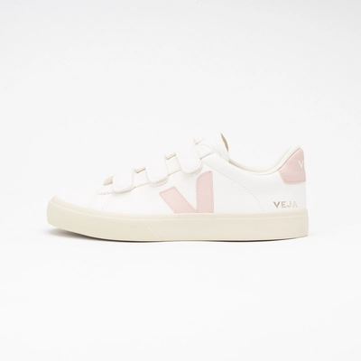 Sneaker Veja Recife Logo Chromefree Leather Damen Extra-White Petale