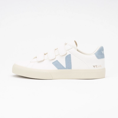 Veja Men Recife Logo Chromefree Leather Extra-White Steel