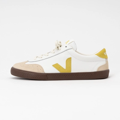 Sneaker Veja Volley O.T. Leather Damen White Liquor Bark