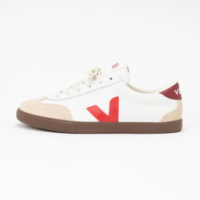 Baskets Veja Women Volley O.T. Leather White Pekin Bark