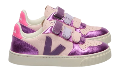 Veja Kids Small V-10 Leather Petale Multico-Cosmos