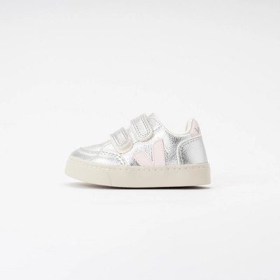 Baskets Veja Enfant Small V-12 Silver Lassi
