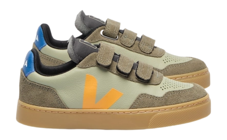 Veja Kids Small V-90 O.T. Leather Clay Mango Kaki