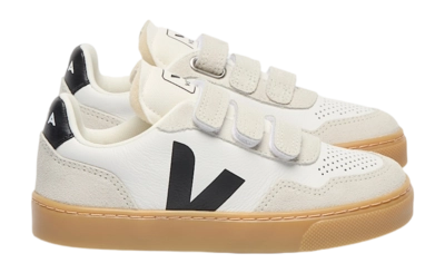 Veja Kids Small V-90 O.T. Leather White Black Natural
