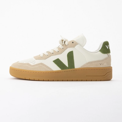 Veja Men V-90 O.T. Leather Pure Kiwi Almond Natural 25 | Sneaker