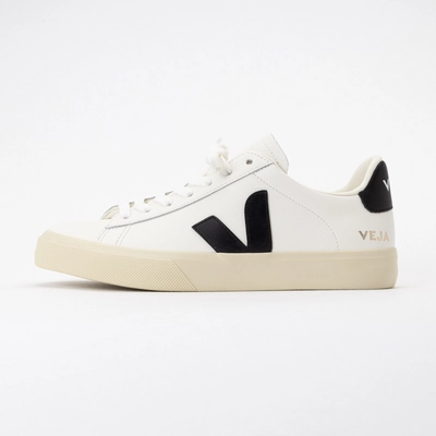 Veja Women's Campo Chromefree Leather Extra-White Black 24