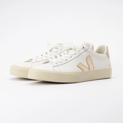 Veja Women Campo Chromefree Leather Extra-White Platine 24