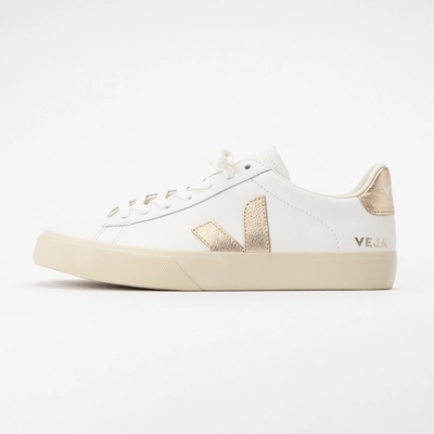 Veja Women Campo Chromefree Leather Extra-White Platine 24