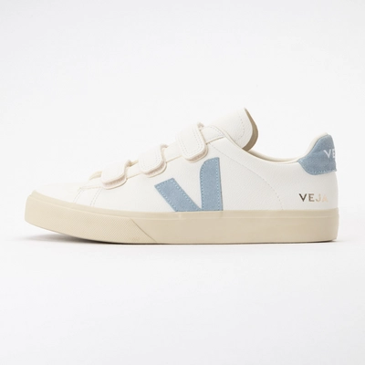 Veja Women Recife Logo Chromefree Leather Extra-White Steel '24