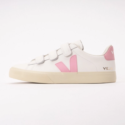 Veja Recife Logo Leather White Guimauve