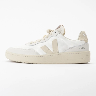 Sneaker Veja V-90 B-Mesh Damen White Pierre