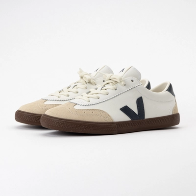 Veja Women Volley O.T. Leather White Nautico Bark '24 | Sneaker
