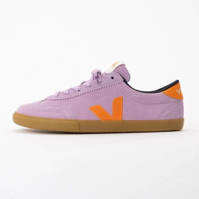 Veja Women Volley Suede Orchid Fury Natural 25 | Sneaker District COM