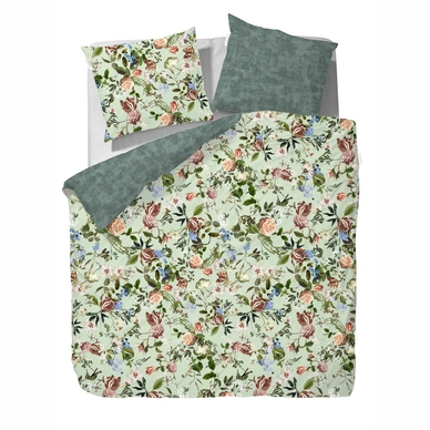Taies d'oreiller Essenza Verdi Green Satin de Coton (50 x 75 cm)