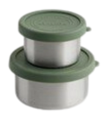Storage System AYA&IDA Snack Container Tropical Green 100 ml + 200 ml ...