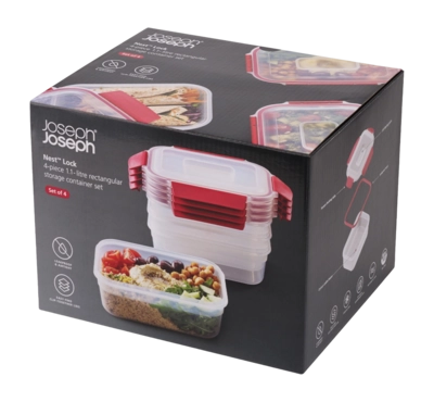 Vershoudbakje Joseph Joseph Nest Lock 1,1L (Set van 4)