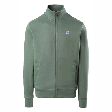 Jacke North Sails Full Zip Sweatshirt With Logo Herren Military Green