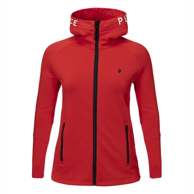 Fleecejacke Vest Peak Performance Damen Rider Zip-Up Hoodie Dynared