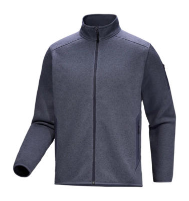 Vest Arc'teryx Men Covert Cardigan Dk Stratus Hthr / Blk Sapphire Regular Fit