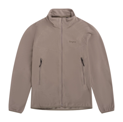 Vest Bergans Kids Junior Fleece Midlayer Jacket Rock Taupe Regular Fit