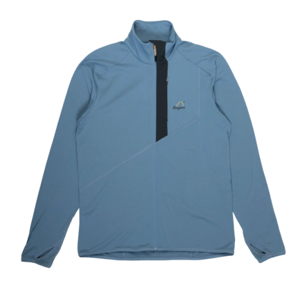 Vest Bergans Men Y LightLine Essence Midlayer Elemental Blue/Dark Shadow Grey Slim Fit