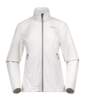 Vest Bergans Women Finnsnes Fleece Jacket Arctic White Regular Fit