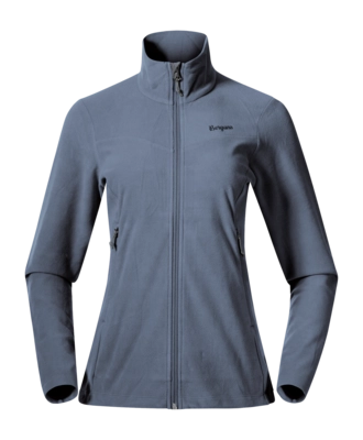 Vest Bergans Women Finnsnes Fleece Jacket Granite Blue Regular Fit