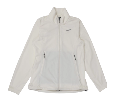 Vest Bergans Women Finnsnes Fleece Jacket Vanilla White Regular Fit