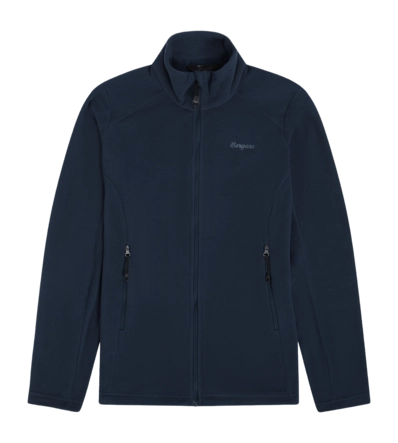 Vest Bergans Women Finnsnes Fleece Navy Blue Regular Fit