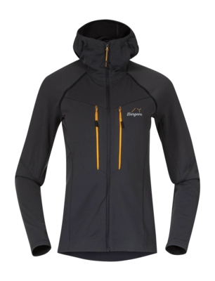 Vest Bergans Women Y MountainLine Wooltech Midlayer Jacket Dark Shadow Grey Slim Fit