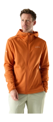 Vest Cortazu Men AR Fleece Hooded 10M Burned Orange Regular Fit