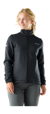Vest Cortazu Women AR Fleece 9M Black Regular Fit