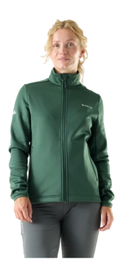 Vest Cortazu Women AR Fleece 9M Dark Green Regular Fit