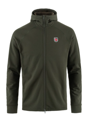 Vest Fjällräven Men Expedition Fleece Hoodie Deep Forest