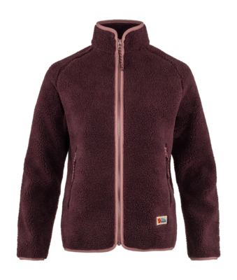 Vest Fjällräven Women Vardag Pile Fleece Dark Garnet
