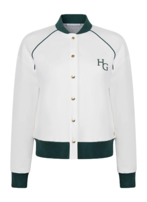Vest House of Gravity Women Bomber Jacket Off-White X Green