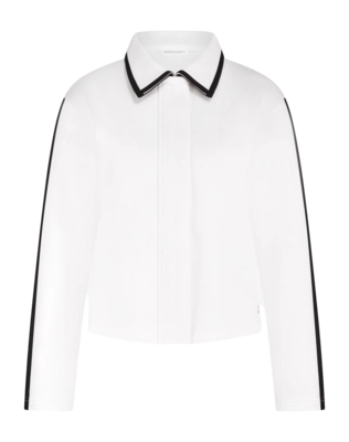 Vest House of Gravity Women Contrast Jacket Off White X Black Sapphire