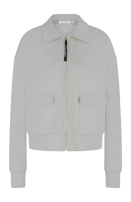 Vest House of Gravity Women Tailored Zip Cardigan Stone Melange