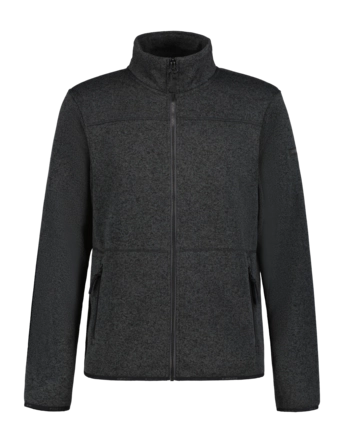 Vest Icepeak Men Adrian Black Melange Midlayer Regular Fit