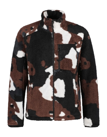 Vest Icepeak Men Coalton Chocolate Brown Fleece Regular Fit