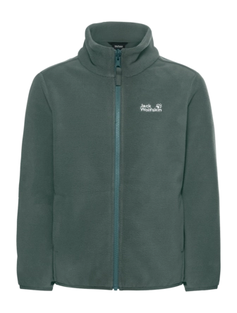 Vest Jack Wolfskin Kids Taunus 200 FZ Sago Palm Systeemrits