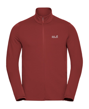 Vest Jack Wolfskin Men Litestride FZ Merlot Slim Fit